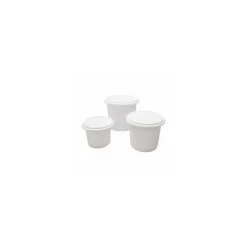 Pot plastique PP avec couvercle 125 ml - par 250