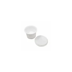 Pot plastique PP avec couvercle 125 ml - par 250