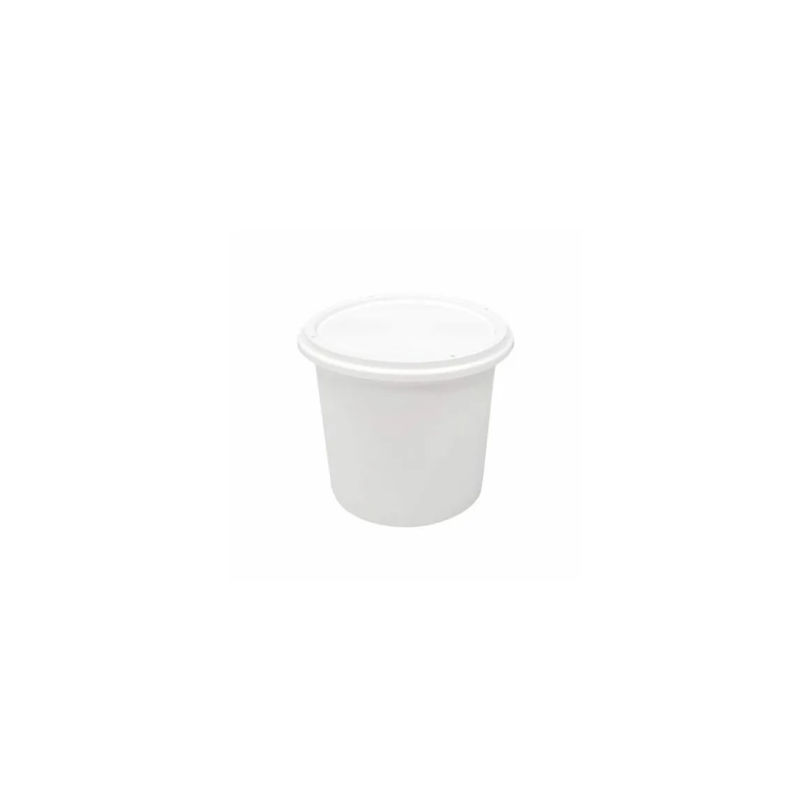 Pot plastique PP avec couvercle 500 ml - par 250