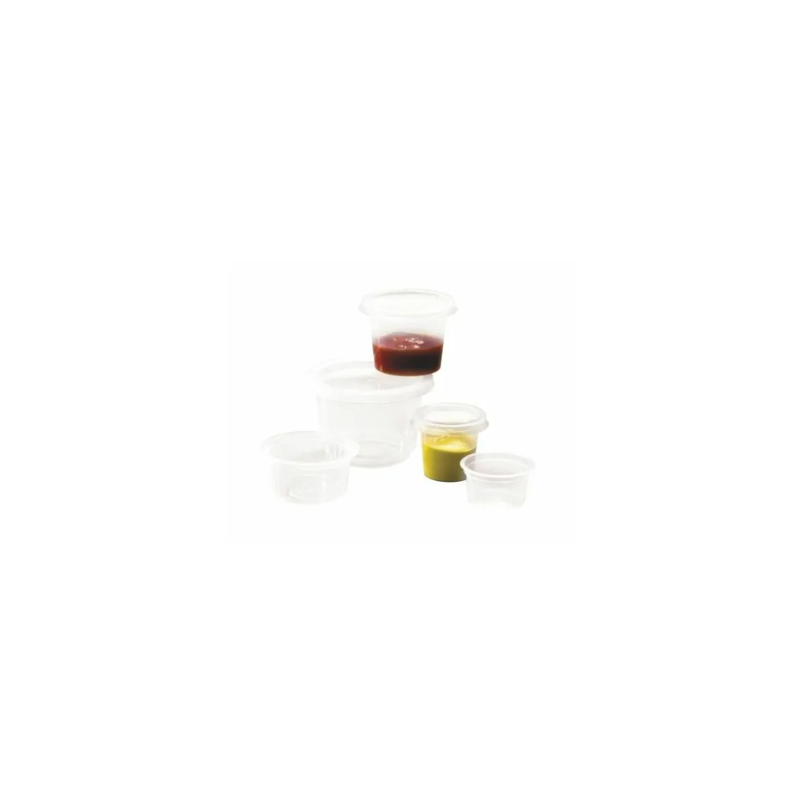 Pot transparent renforcé PP 35 cl - par 100
