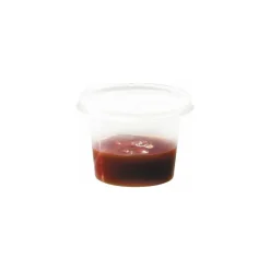Pot transparent renforcé PP 2,5 cl - par 100