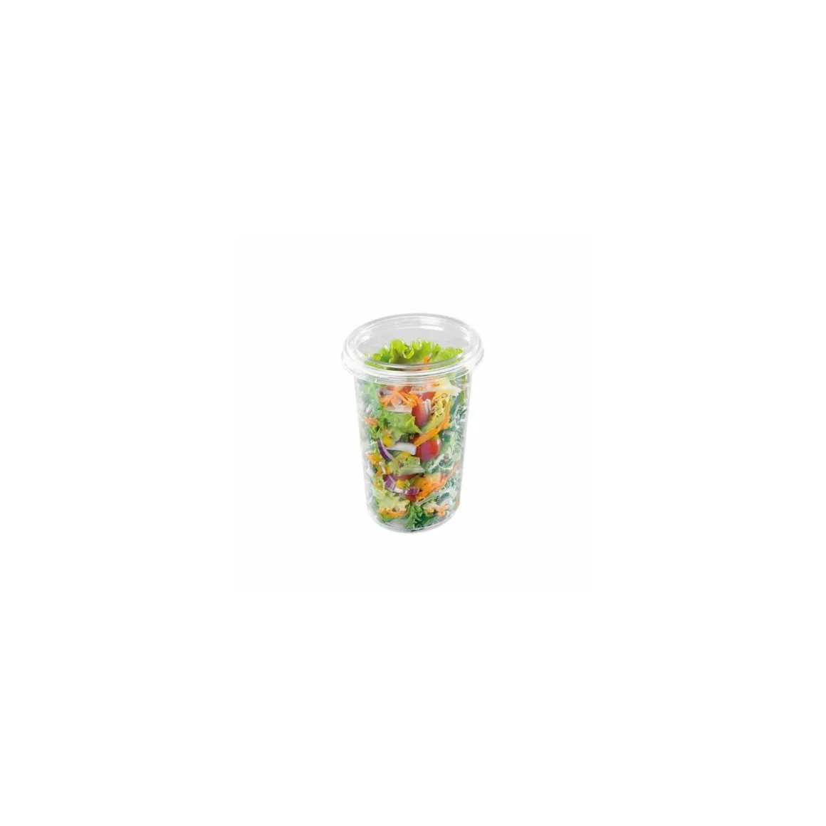 Pot Tusipack PET cristal 1000 ml - par 50