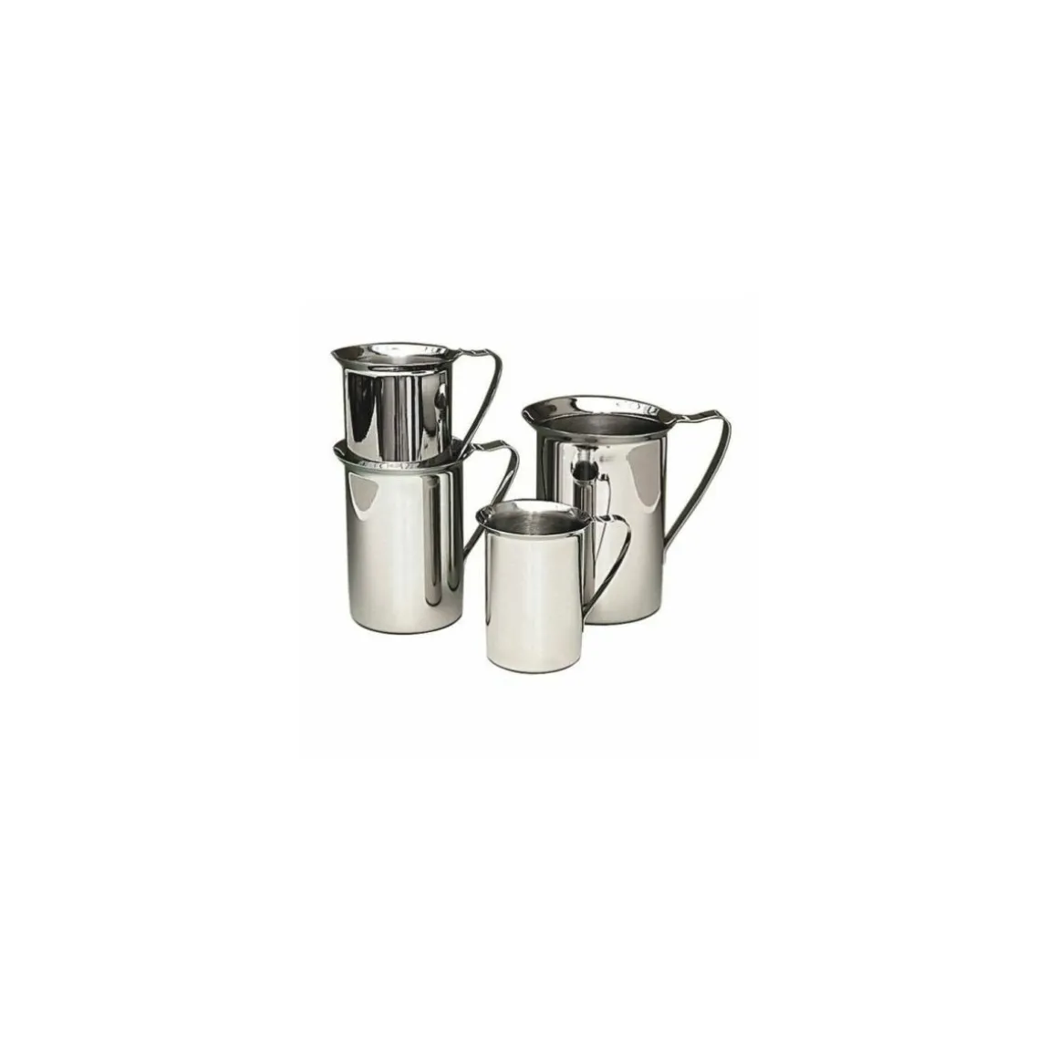 Pot à verser droit inox 2 L
