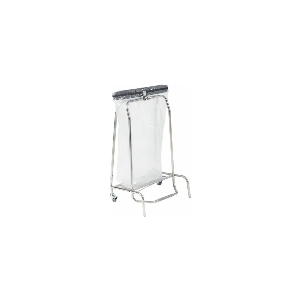 Poubelle à clapet Hermix pour sac 110 L