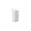 Poubelle mobile a pédale Boogy blanc 90 L