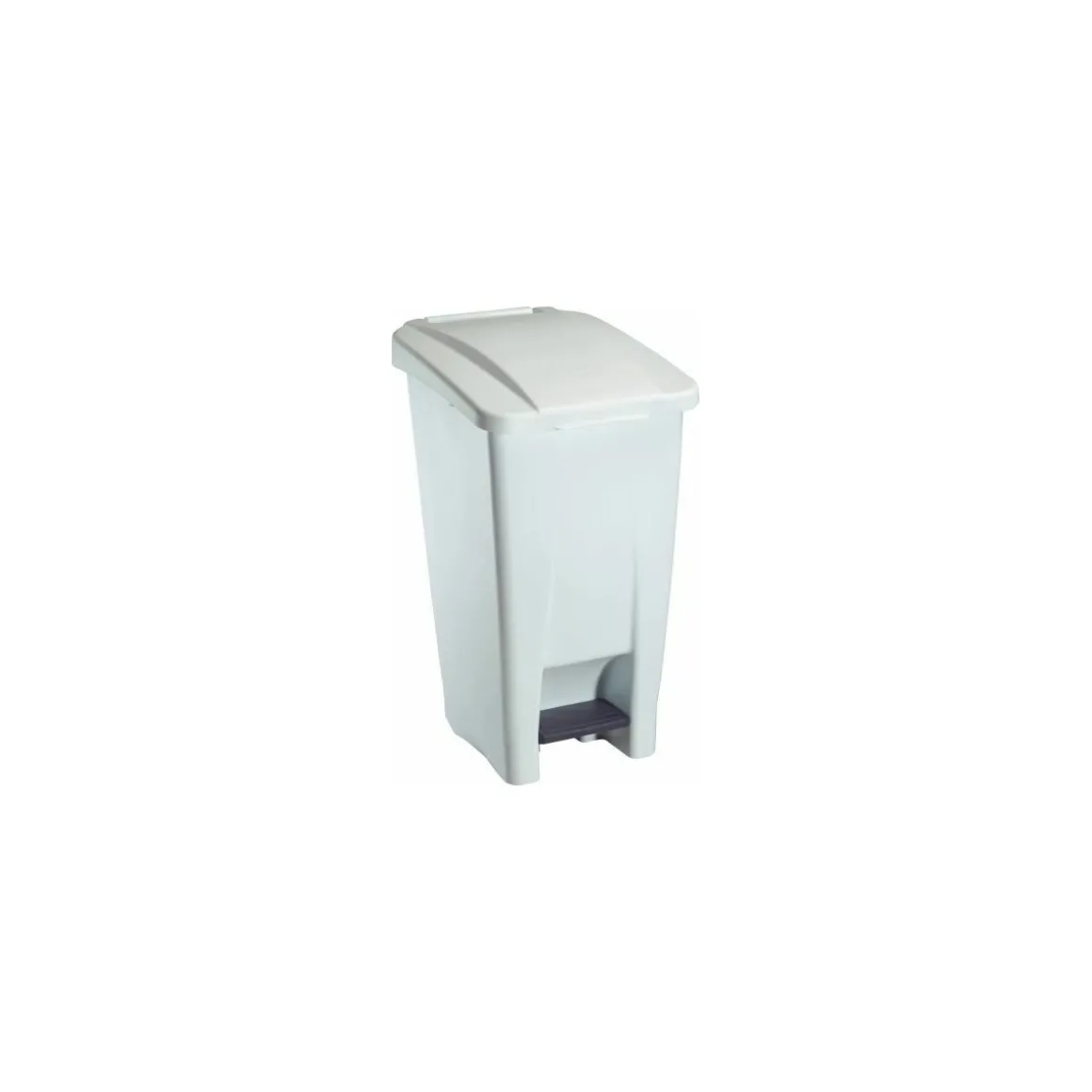 Poubelle mobile à pédale Mobily blanc 60 L