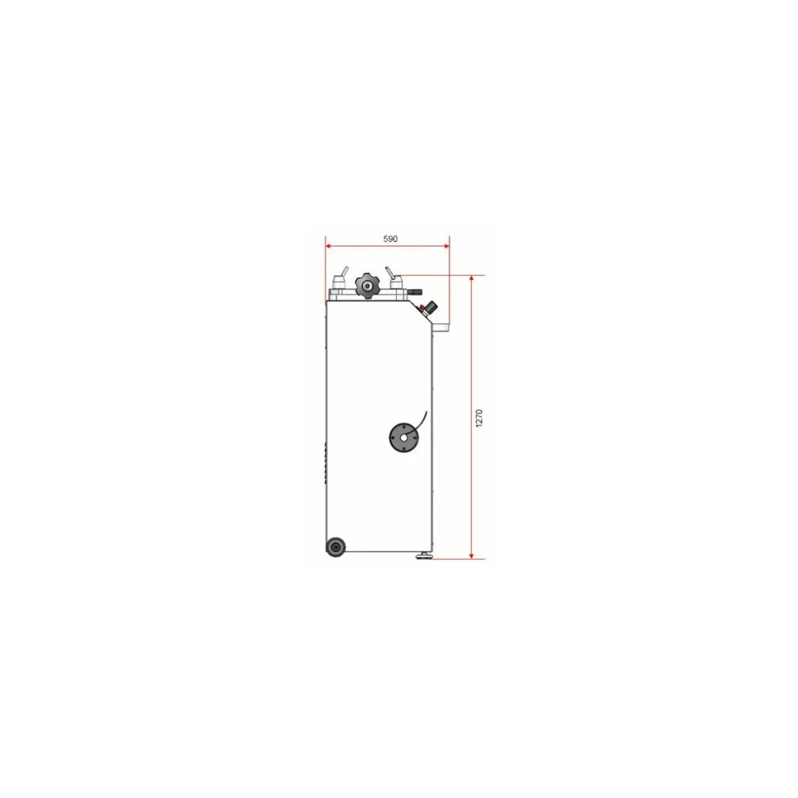 Poussoir hydraulique 40 L Villa 40 400 V triphasé