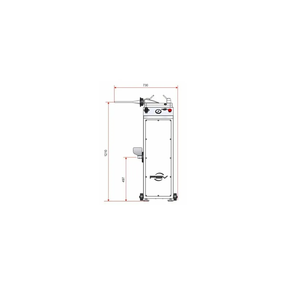 Poussoir hydraulique 40 L Villa 40 400 V triphasé