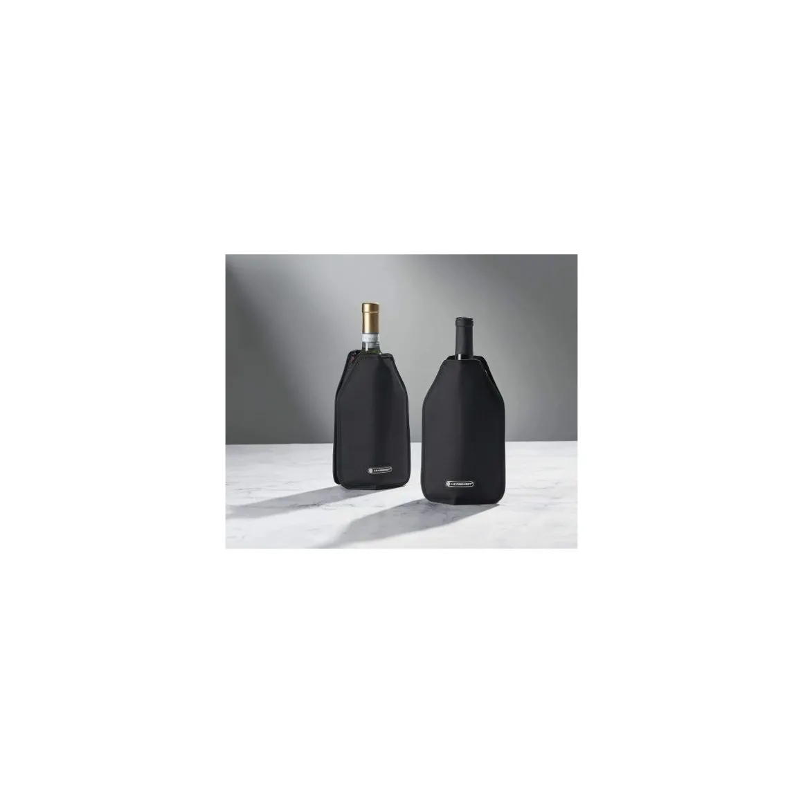Rafraichisseur à vin housse noire pour bouteille de 75 cl