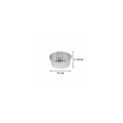 Ramequin aluminium rond 84 ml - par 100