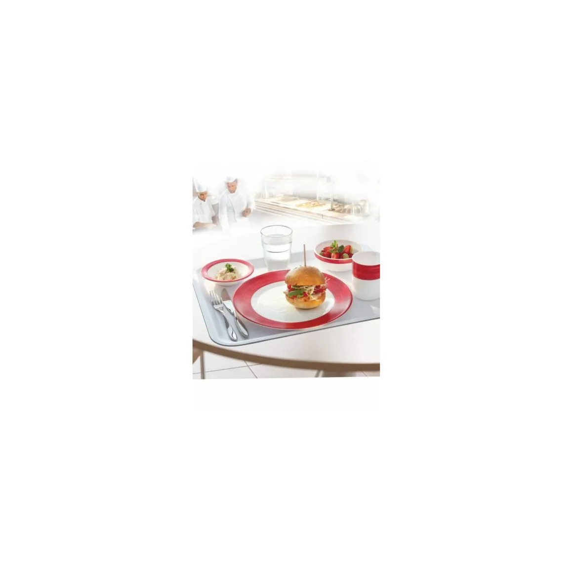 Ravier brush cherry 11,5 x 11,5 cm - par 24