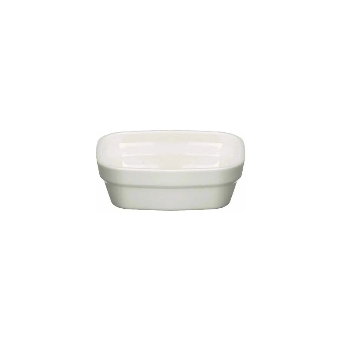 Ravier carré copolyester blanc 25 cl - par 6