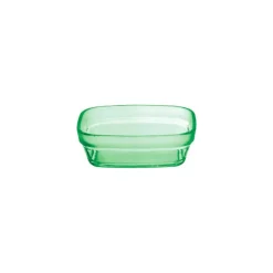 Ravier carré copolyester vert 25 cl - par 6