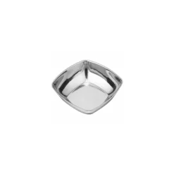 Ravier carré inox 20 cl 12,2 x 12,2 x 4,1 cm - par 12