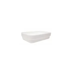 Ravier individuel blanc verre trempé 28 cl 14 x 9 cm - par 24