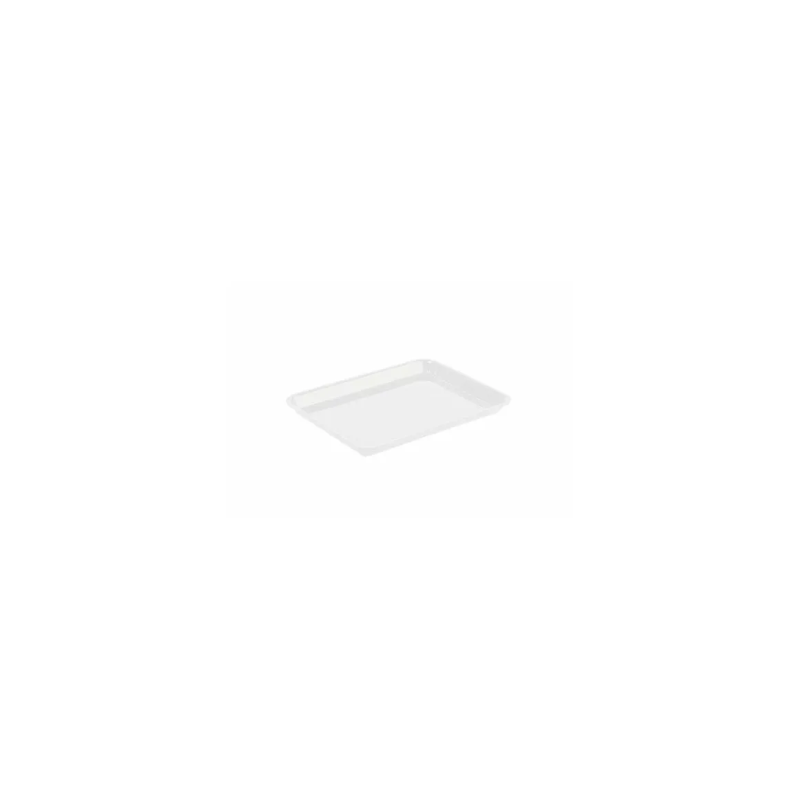 Ravier plexi GN 1/5 blanc H. 4 cm 26,5 x 20 cm