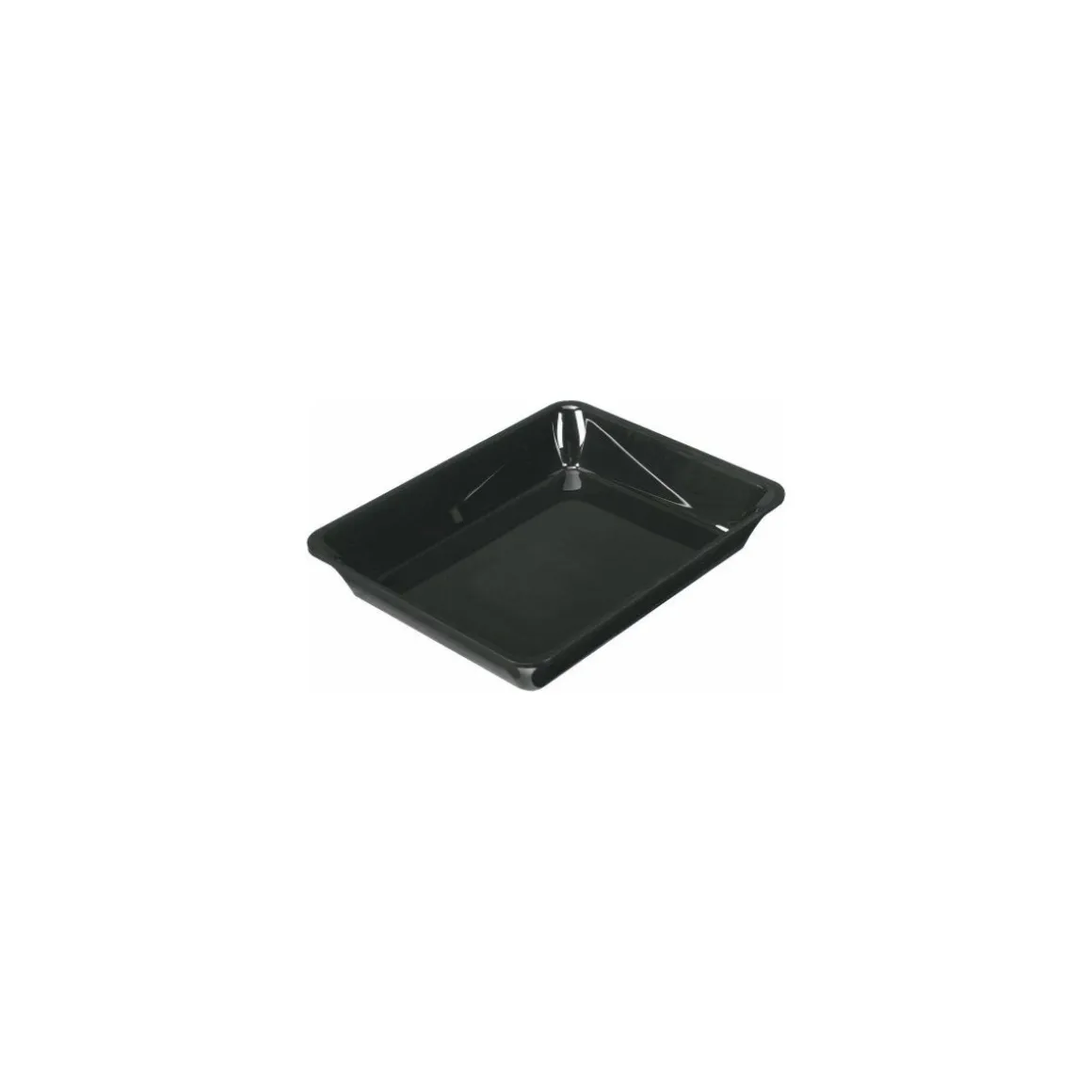 Ravier plexi GN 1/2 noir H. 5 cm 32,5 x 26,5 cm