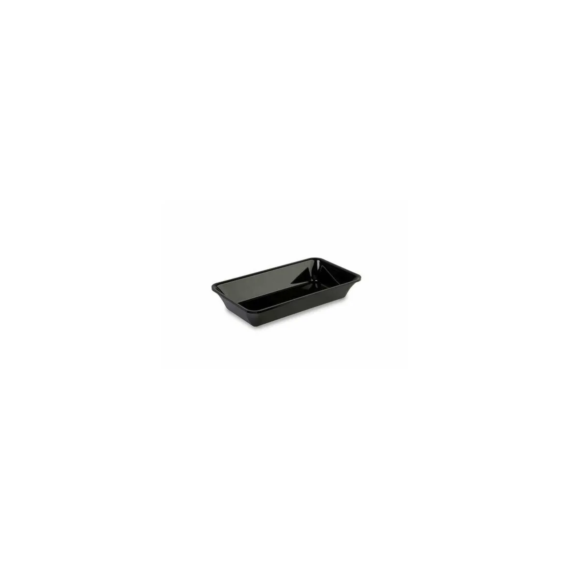 Ravier plexi GN 1/3 noir H. 5 cm 32,5 x 17,6 cm