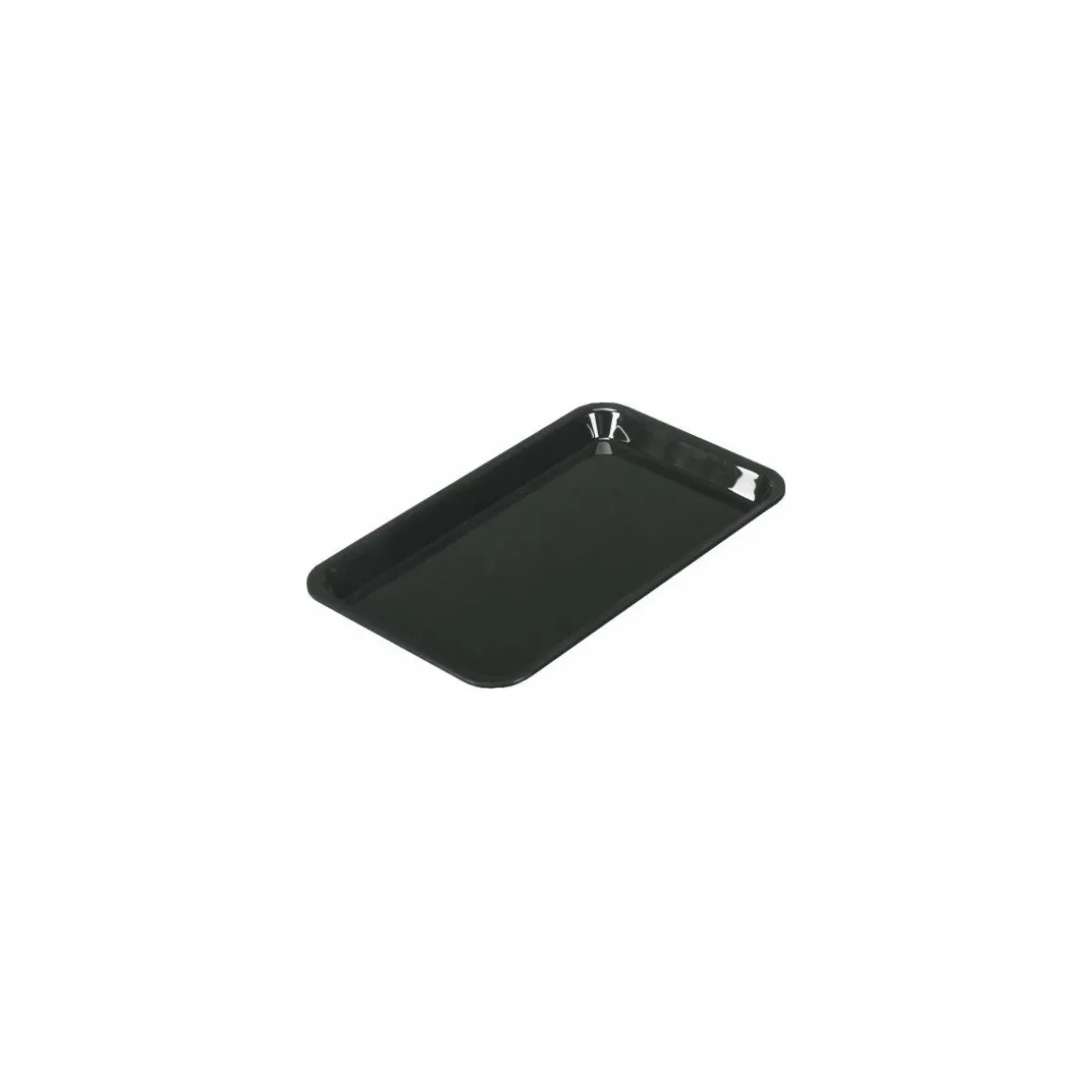 Ravier plexi GN 1/4 noir H. 5 cm 26,5 x 16,2 cm