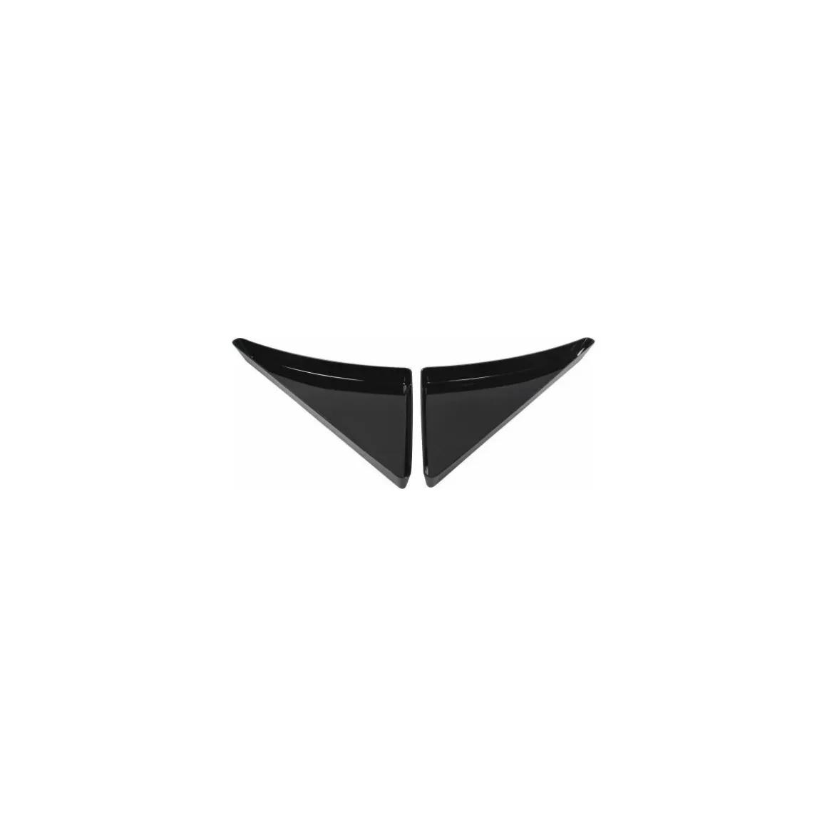 Ravier triangle arrondi ABS noir 80 x 56 x 4 cm - par 2