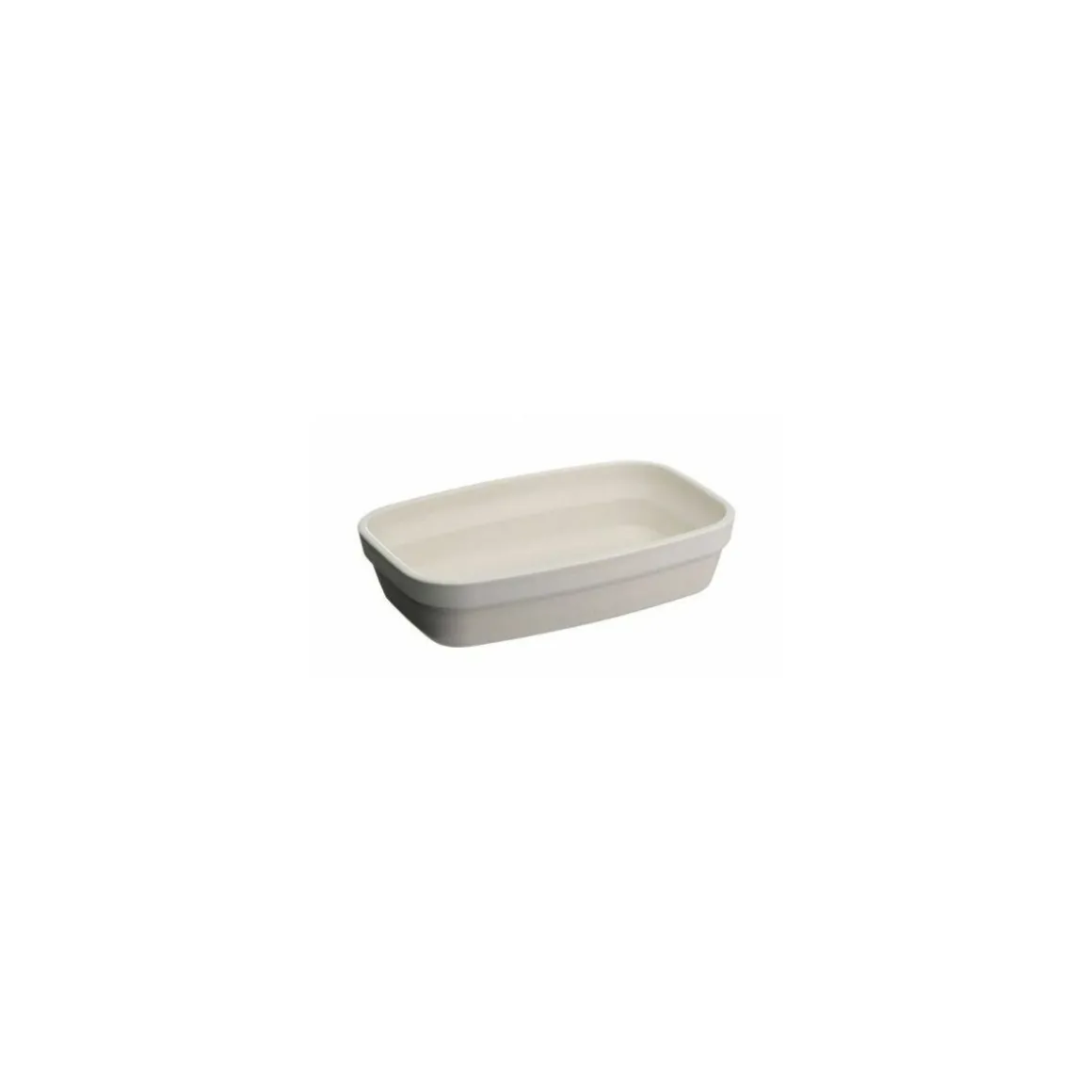 Ravier végétal réutilisable Lilitouch blanc 32 cl 14,7 x 9 cm - par 24