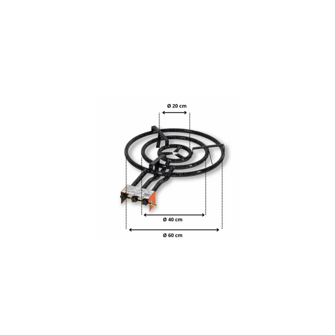 Réchaud à paella ø 60 cm Garcima