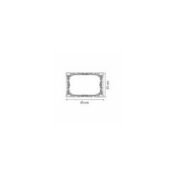 Rectangle dentelles papier blanc 45 x 36 cm - par 250