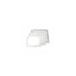 Rectangle dentelles papier blanc 40 x 30 cm - par 250