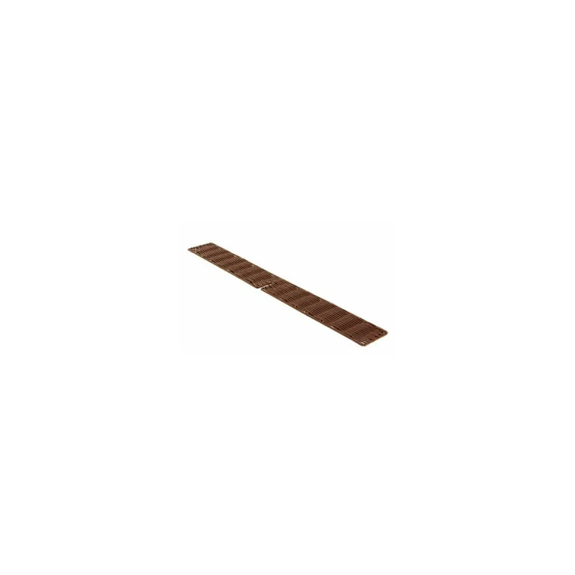 Réglette diagonale Carita PP chocolat 67,5 x 1 x 9 cm