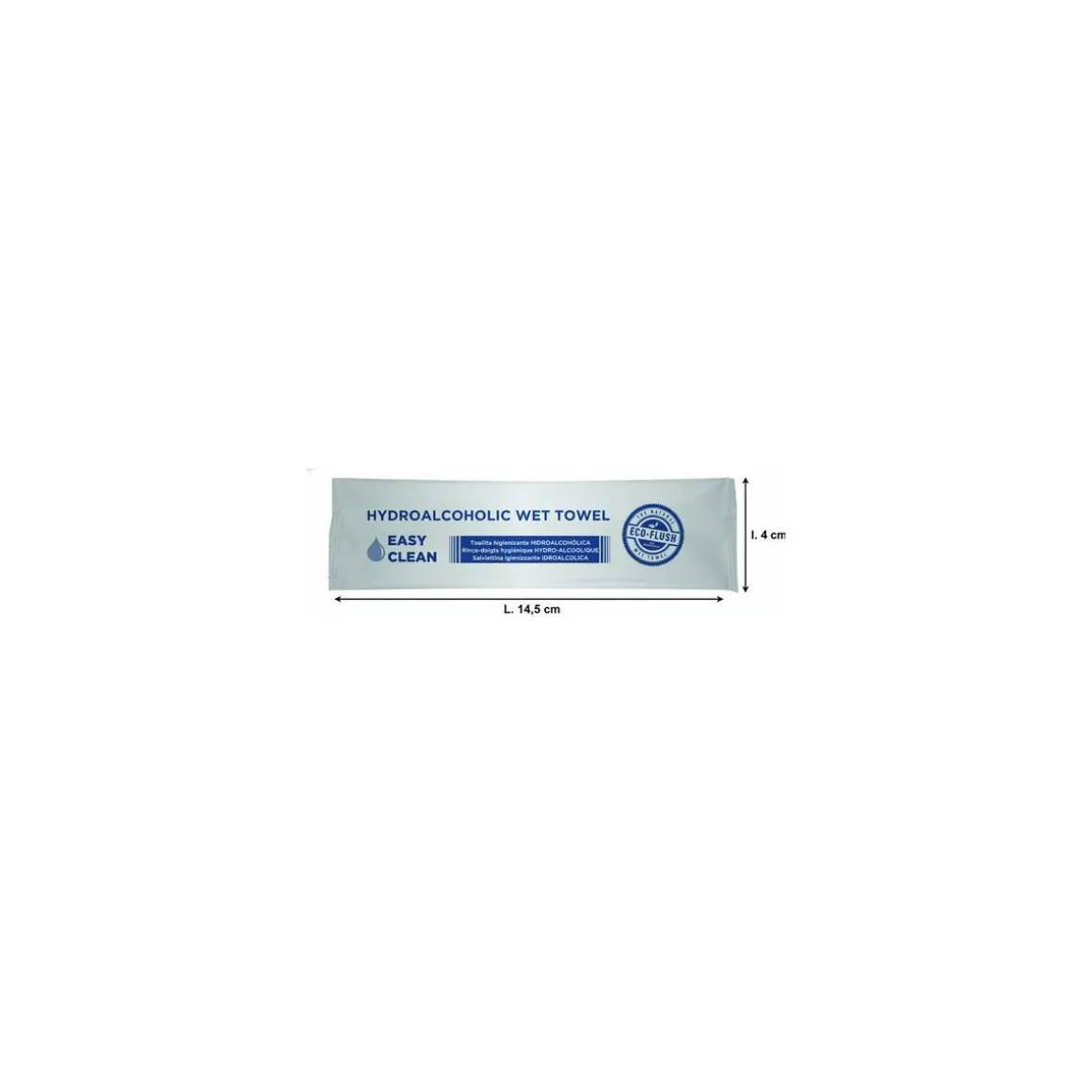 Rince-doigts hydroalcoolique 14,5 x 4 cm - par 150
