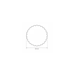 Rond pâtissier festonné ø 210 mm - par 250
