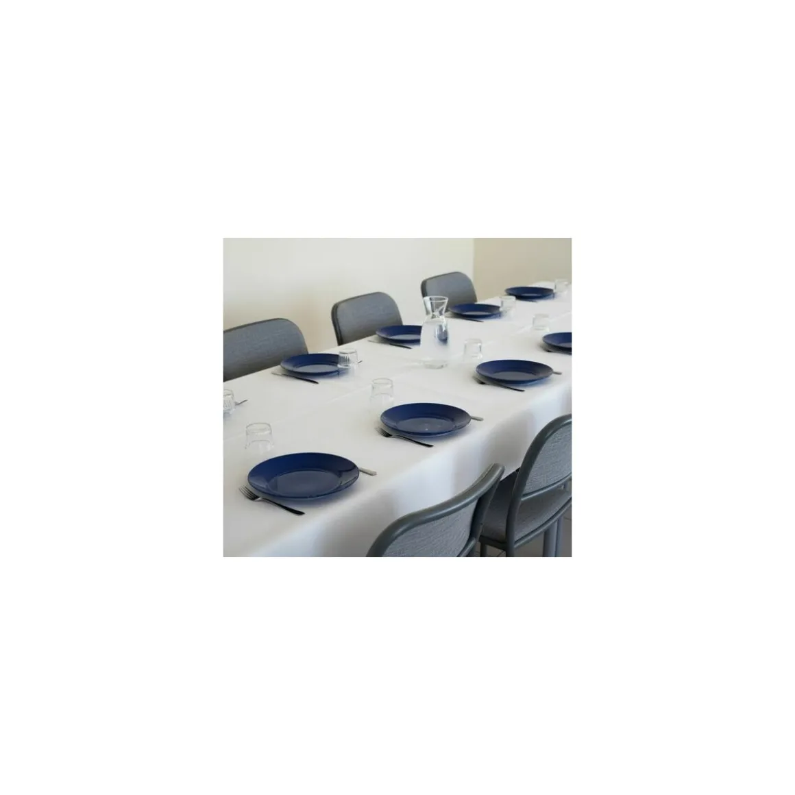 Rouleau nappe papier blanc 1,20 m x 100 m