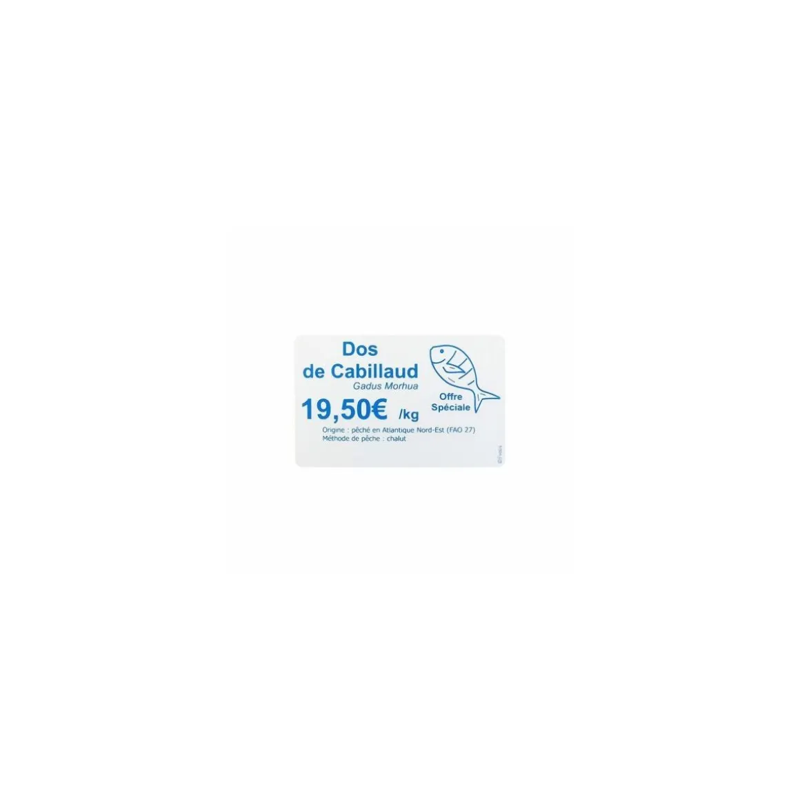 Ruban d'impression bleu imprimante Edikio Flex et Duplex carte PVC