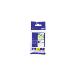 Ruban TZE 231 blanc impression noire 12mm