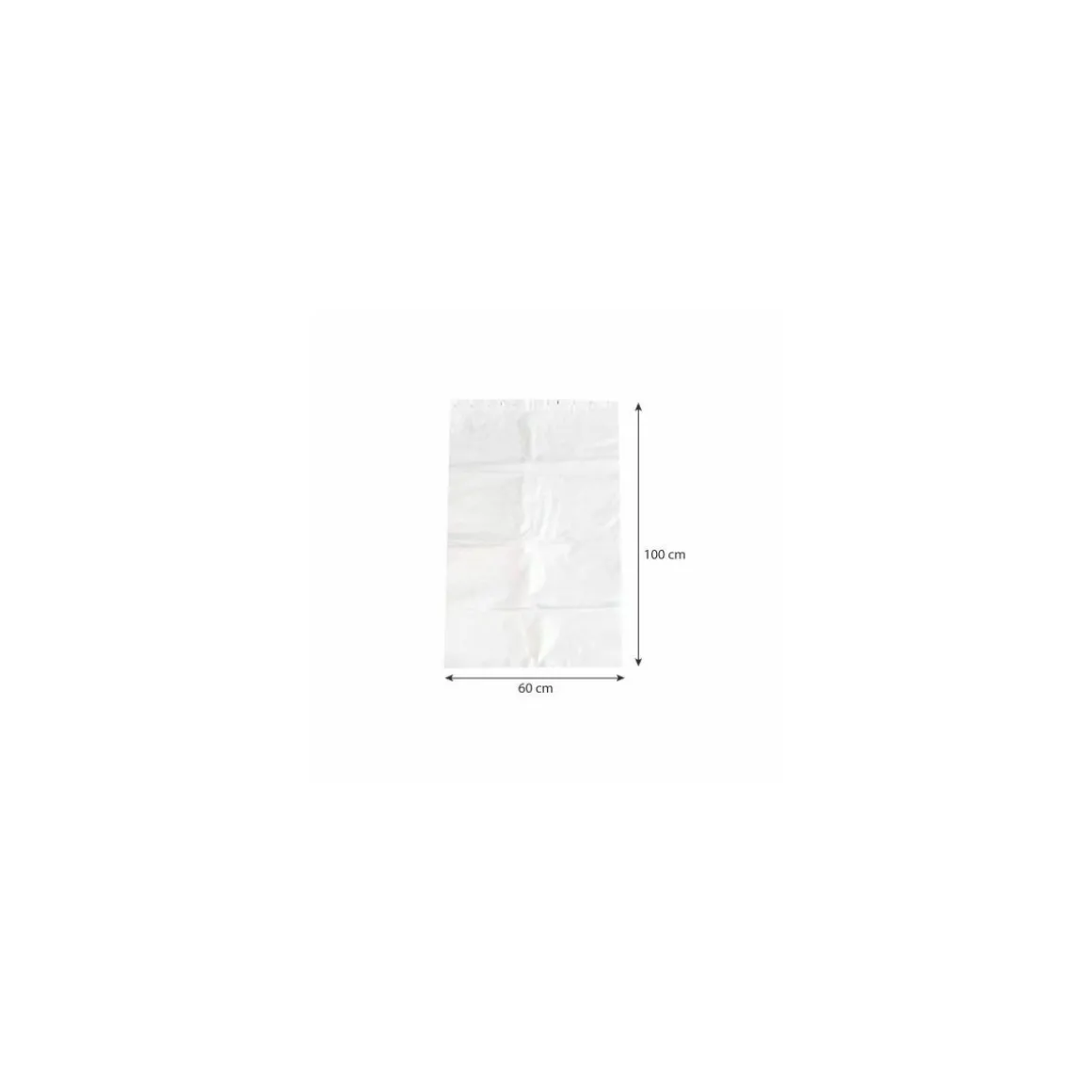 Sac abattoir PEHD 100 x 60 cm - par 100