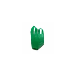 Sac bretelles BD 50 microns vert 26 x 6 x 45 cm - par 500