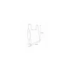 Sac bretelles rose PEBD 50 µ 45 x 26 + 6 cm - par 500