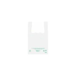 Sac bretelles translucide PEBD 50 µ 45 x 26 + 6 cm - par 500