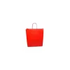 Sac cabas rouge à poignées torsadées 35 x 14 x 40 cm - par 50