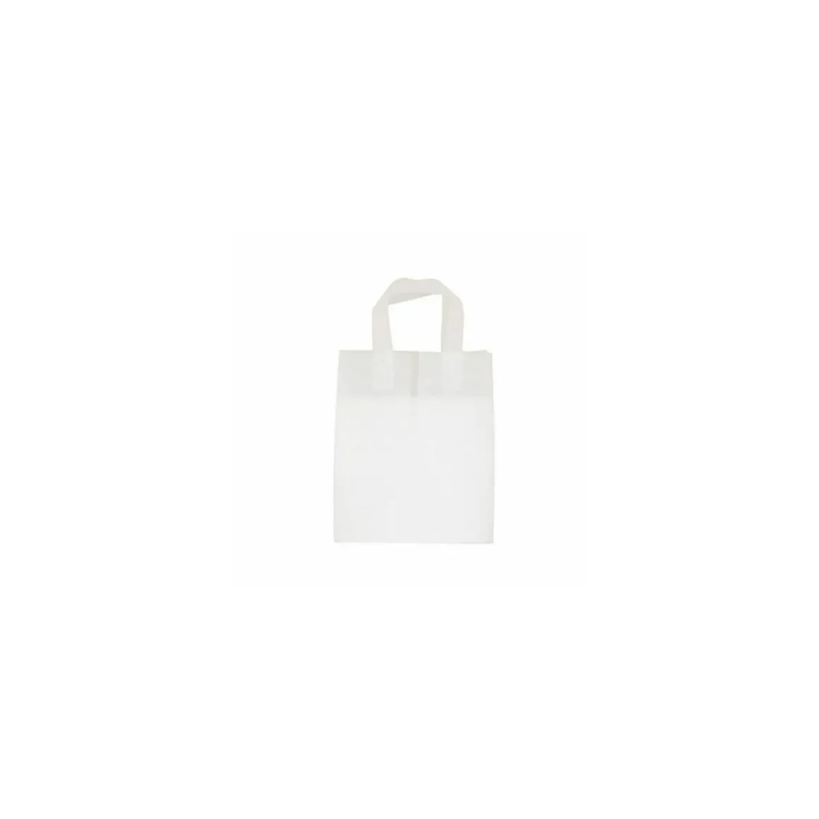 Sac cabas traiteur plastique avec renfort de fond 22 x 21 x 28 cm - par 25