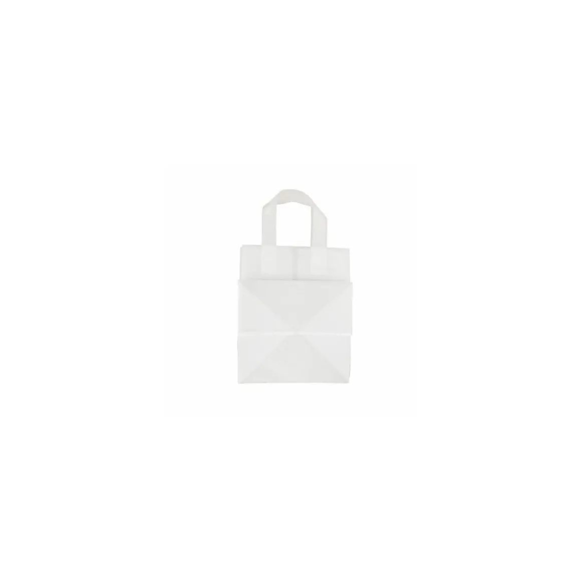 Sac cabas traiteur plastique avec renfort de fond 32 x 22 x 30 cm - par 25