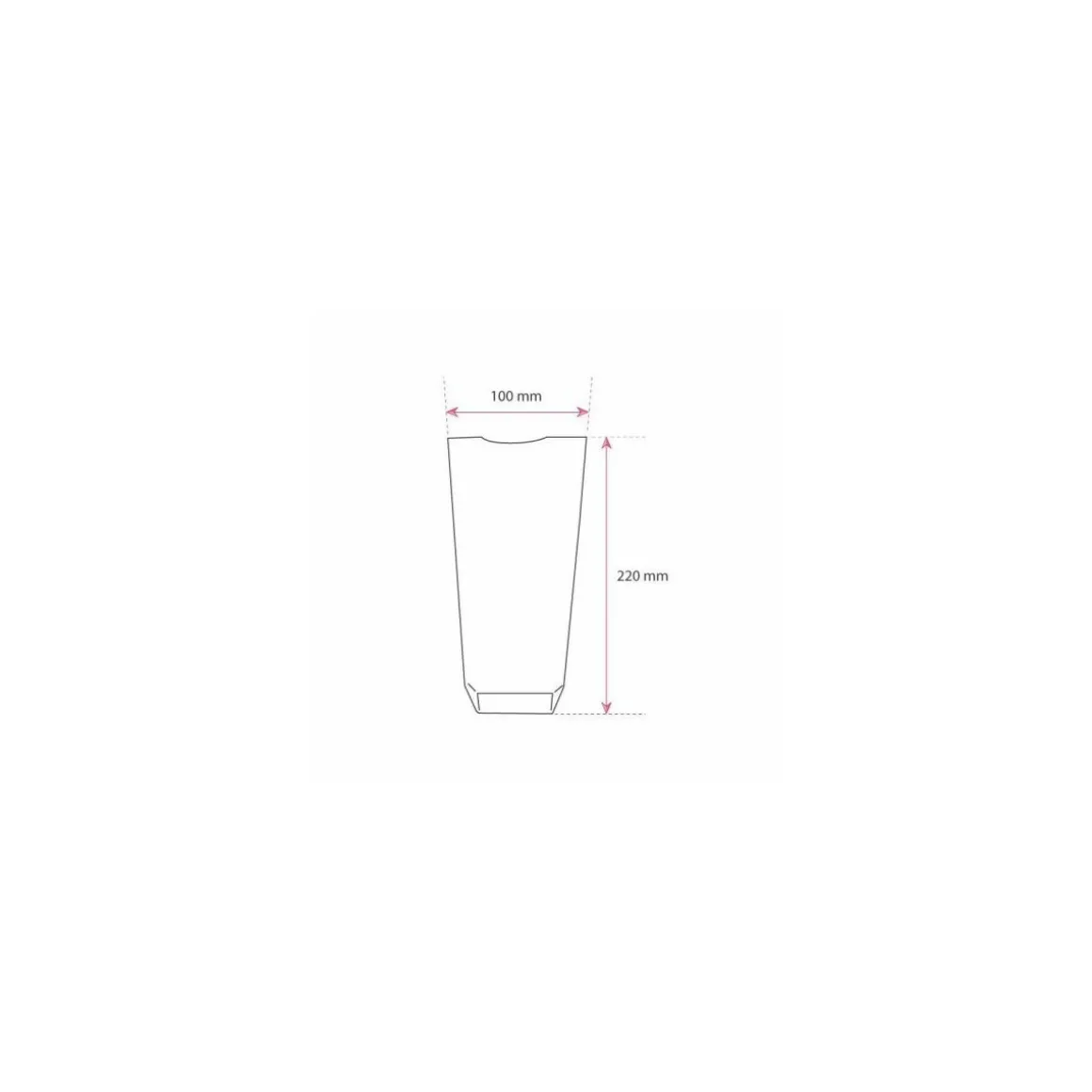 Sachet confiseur fond carton JOYEUSES PAQUES ORANGE 10 x 22 cm - par 100