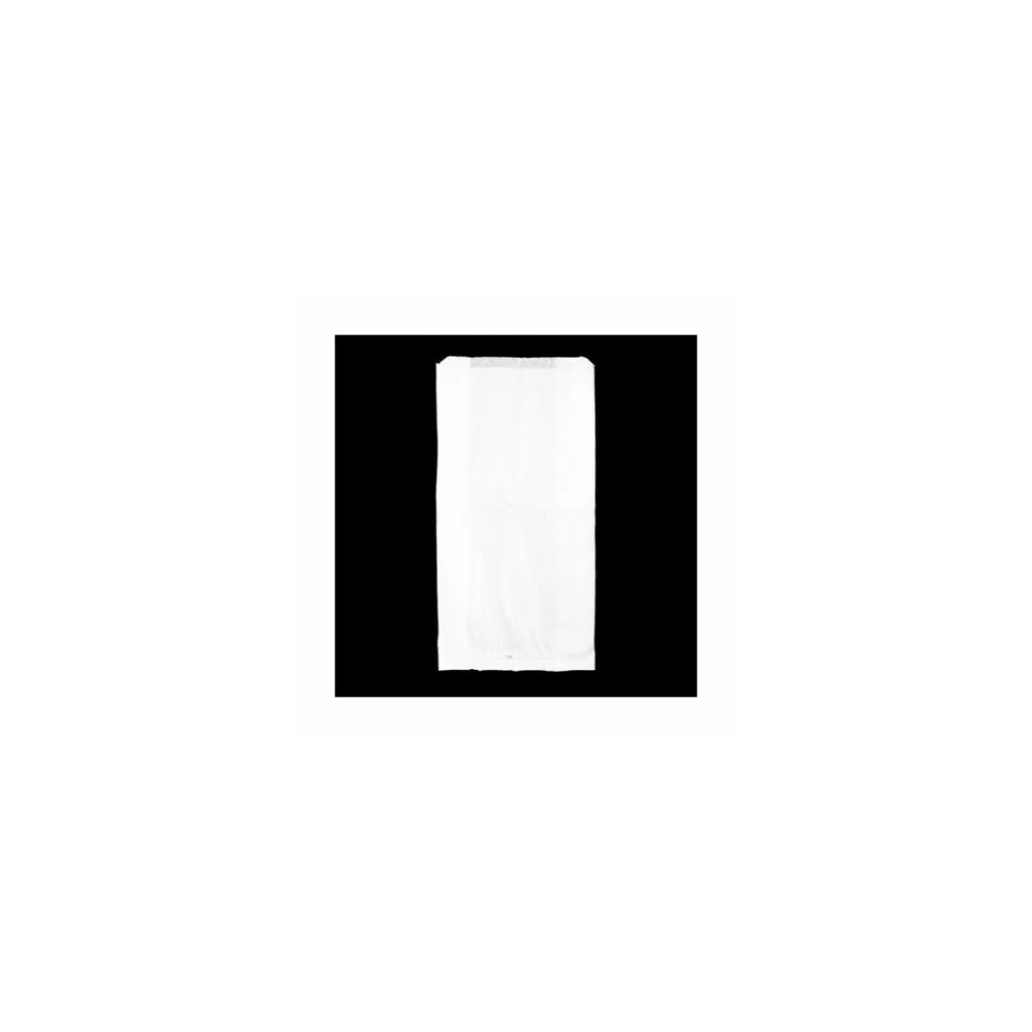 Sachet croissants papier kraft blanc 18 + 8 x 35 cm (n°106) - par 1000