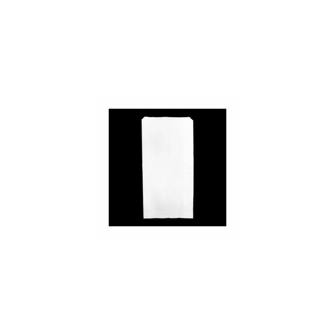 Sachet croissants papier kraft blanc 18 + 8 x 35 cm (n°106) - par 1000
