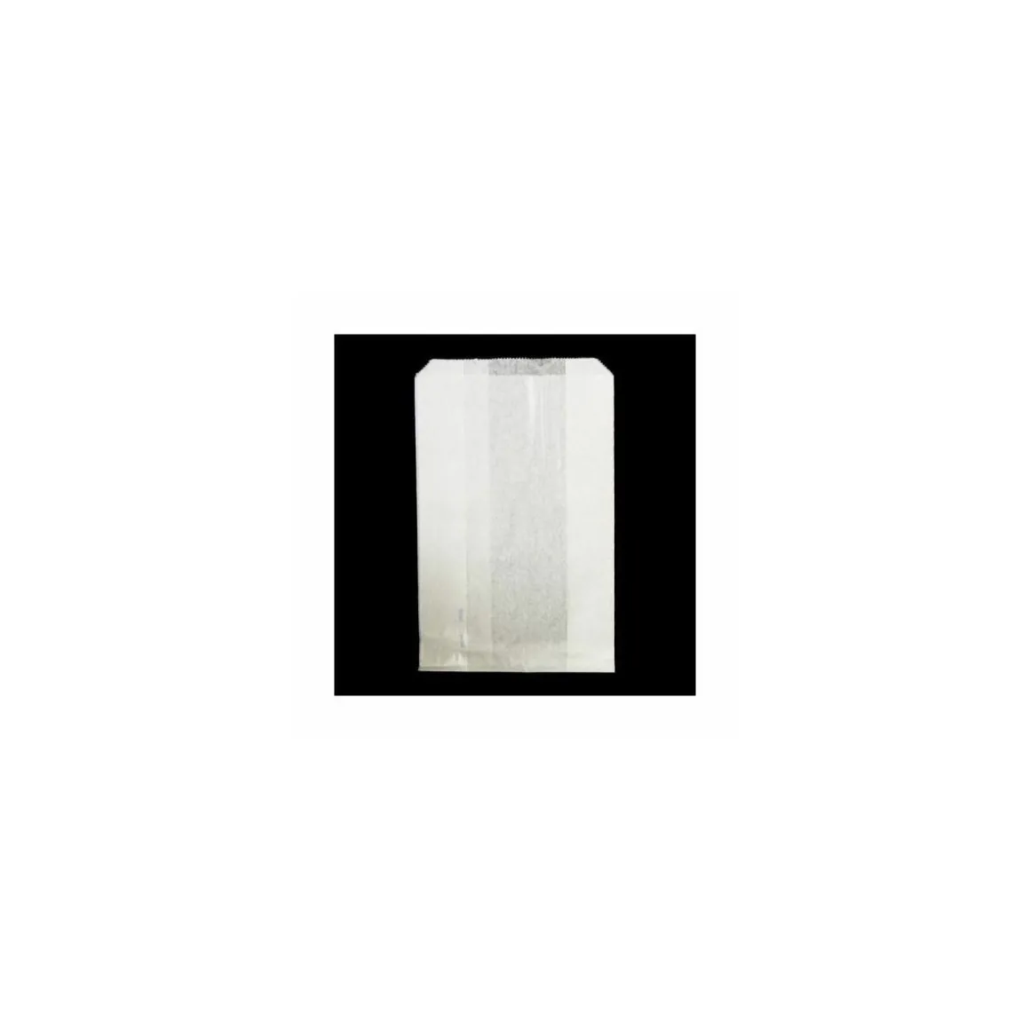 Sachet croissants papier kraft blanc 14 + 7 x 22 cm (n°103) - par 1000