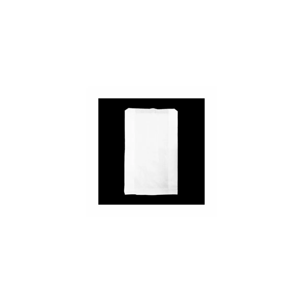 Sachet croissants papier kraft blanc 18 + 8 x 29 cm (n°105) - par 1000