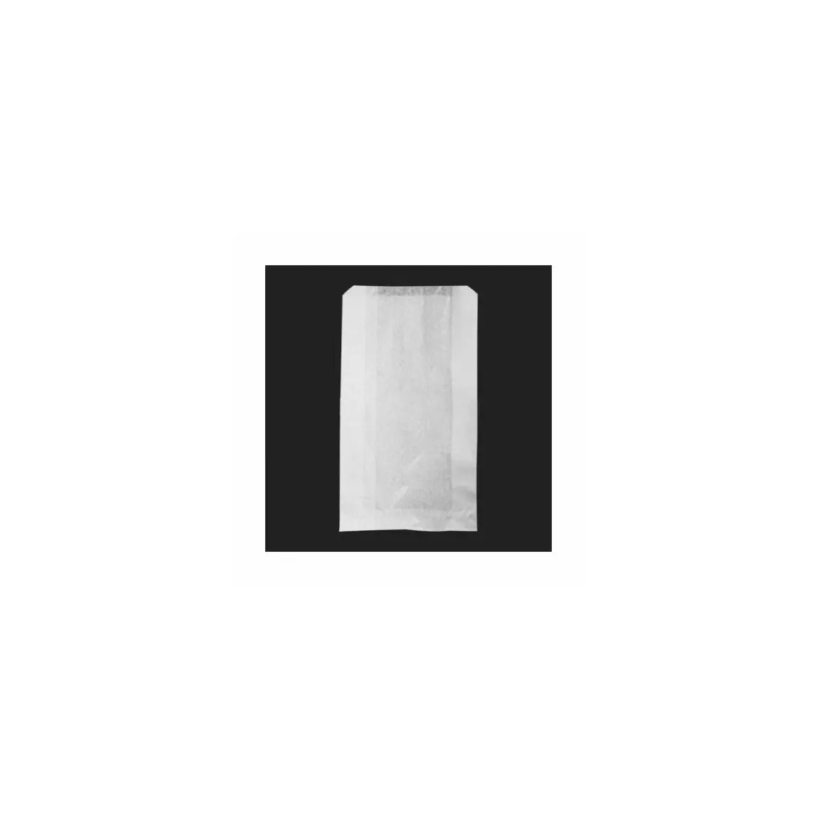 Sachet croissants papier kraft blanc 12 + 5 x 21 cm (n°102) - par 1000