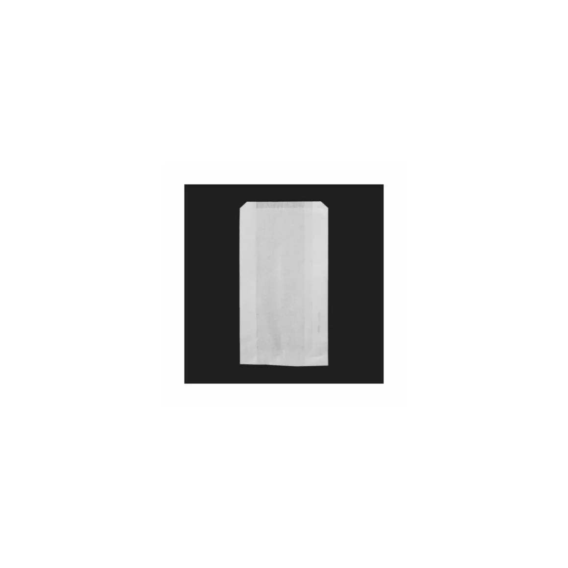 Sachet croissants papier kraft blanc 12 + 5 x 21 cm (n°102) - par 1000