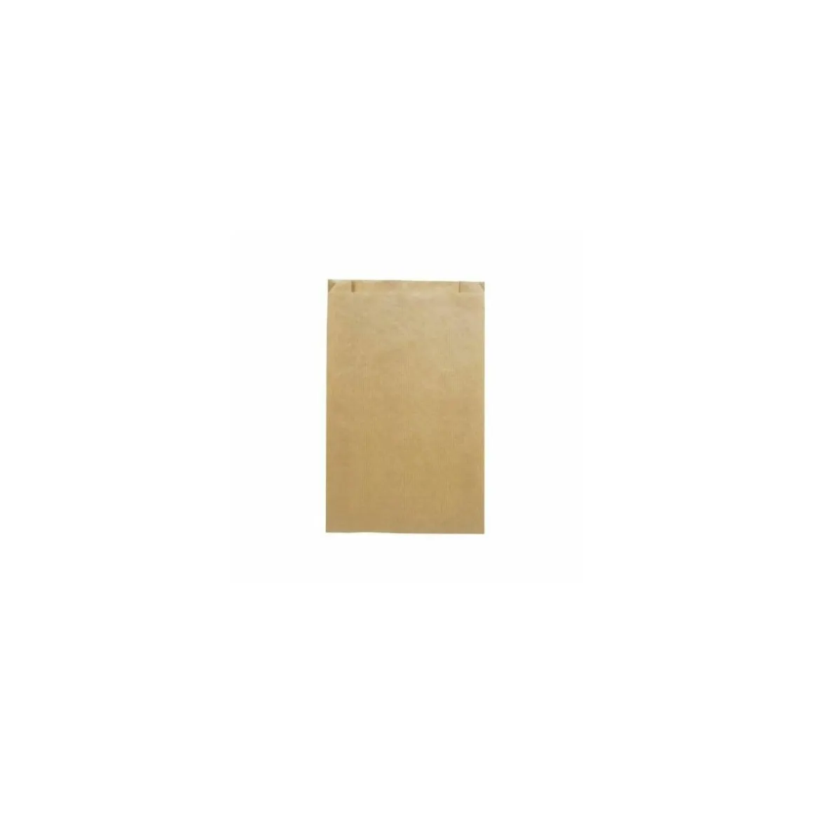 Sachet croissants papier kraft brun 17 + 7 x 36 cm (n°106) - par 1000
