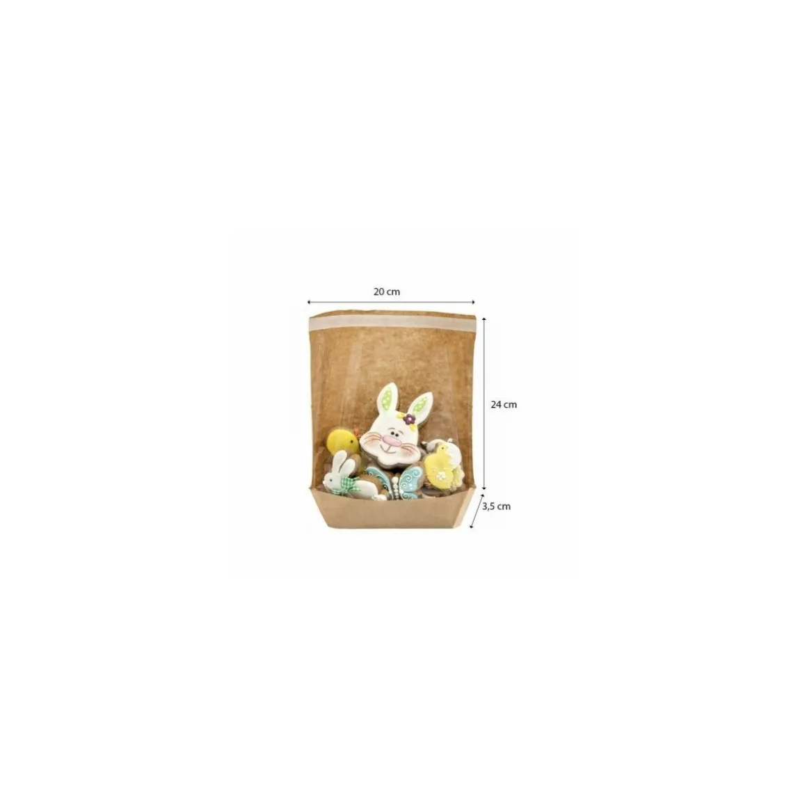 Sachet kraft fermeture auto-adhésive TURTLE PACK 20 x 24 x 3,5 cm - par 100